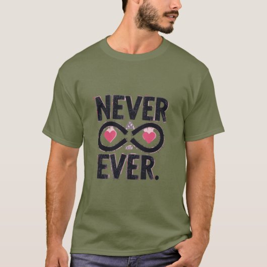 Vier anti-Valentijnsdag T-shirt (Voorkant)