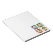 Vier apen notitieblok (Schuin)