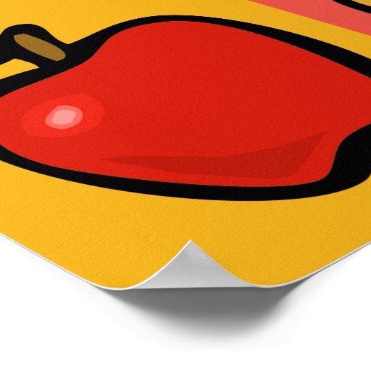 Vier appels poster (Hoek)