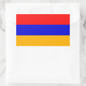 VIER Armeense vlag Rechthoekige Sticker (Tas)
