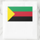 VIER Azawad Flag Rechthoekige Sticker (Tas)