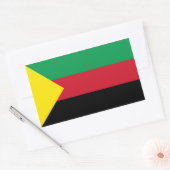 VIER Azawad Flag Rechthoekige Sticker (Envelop)