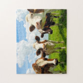 Vier babbelende koeien legpuzzel (Verticaal)