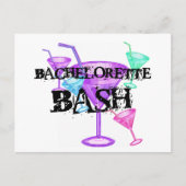 Vier Bachelorette Bash Briefkaart (Voorkant)