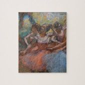 Vier balletdansers op het podium van Degas Legpuzzel (Verticaal)