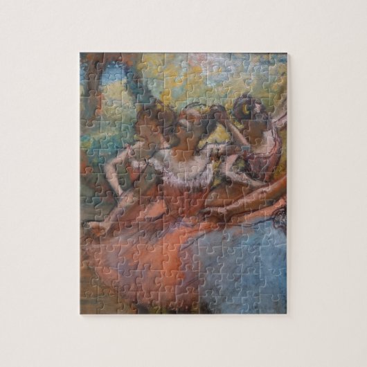 Vier balletdansers op het podium van Degas Legpuzzel (Verticaal)
