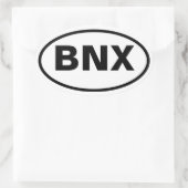 VIER Banja Luka "BNX" Ovale Sticker (Tas)
