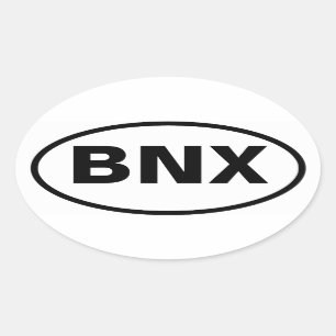 VIER Banja Luka "BNX" Ovale Sticker