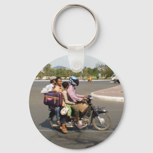 Vier bedrijven sleutelhanger (Voorkant)