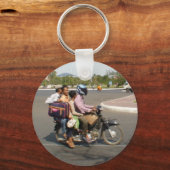 Vier bedrijven sleutelhanger (Voorkant)