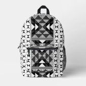 Vier bergen in houtskool rugzak (Voorkant)