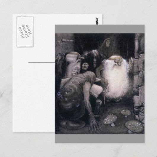 Vier Big Trolls Briefkaart (Voorkant / Achterkant)