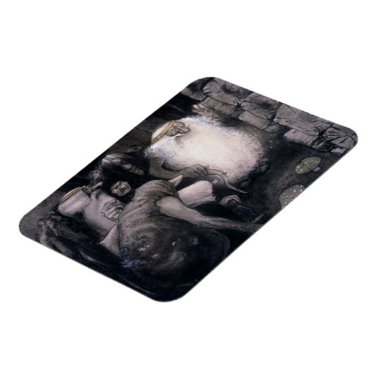 Vier Big Trolls Magneet (Linkerzijde)