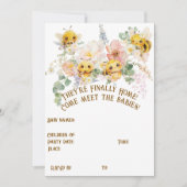 Vier Bijen Meeting Party Uitnodiging (Voorkant)