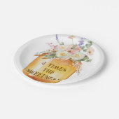 Vier bijen papieren Borden Papieren Bordje (Gekanteld)