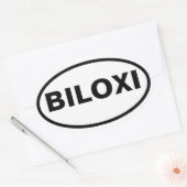 VIER Biloxi Ovale Sticker (Envelop)