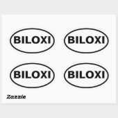 VIER Biloxi Ovale Sticker (Vel)