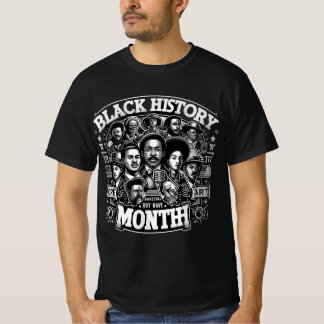 Vier Black History Month Bold Heritage Pride T-shirt