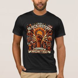 Vier Black History Month - Inspiratie ontwerp T-shirt