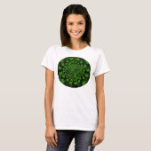 Vier Blad Klaver Kaleidoscoop T-shirt (Voorkant volledig)