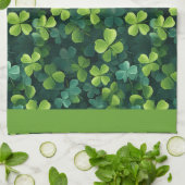 Vier blad klaver keukenhanddoek (Gevouwen)
