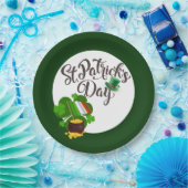 Vier Blad Klaver Papier Bord (Feest)