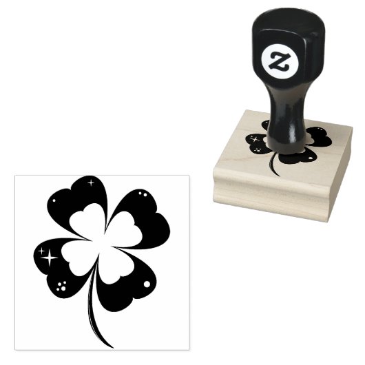 Vier-blad klaver stempel (Gestempeld)