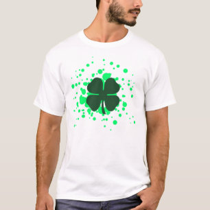 vier bladklaver. bellen. t-shirt