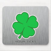 Vier bladklaver; metaal muismat (Voorkant)