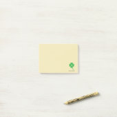 Vier bladklaver post-it® notes (Op bureau)