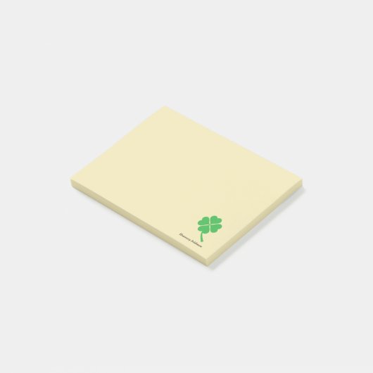 Vier bladklaver post-it® notes (Schuin)