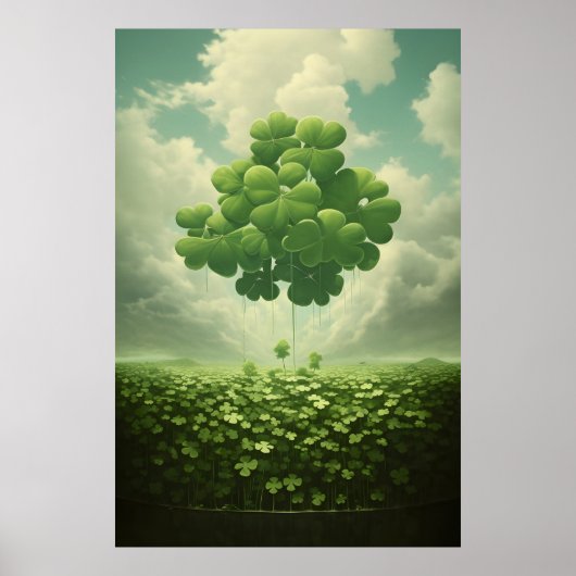 Vier-bladklaver Poster (Voorkant)