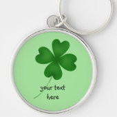 Vier bladklaver sleutelhanger (Voorkant)