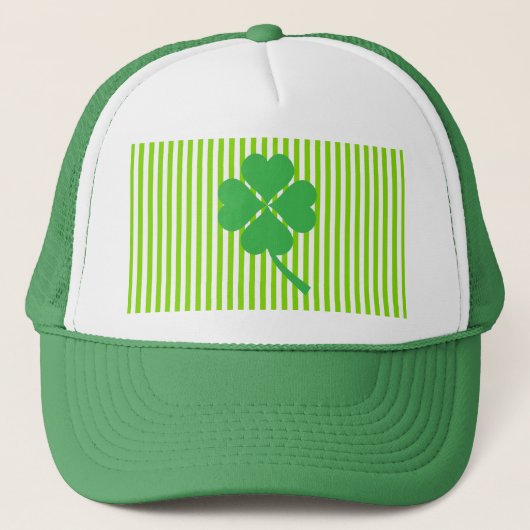Vier Bladklaver - St. Patrick's Day Trucker Pet (Voorkant)