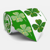 Vier bladklaver stropdas (Opgerold)