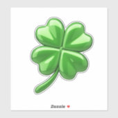 Vier bladklaverdecaal sticker (Vel)