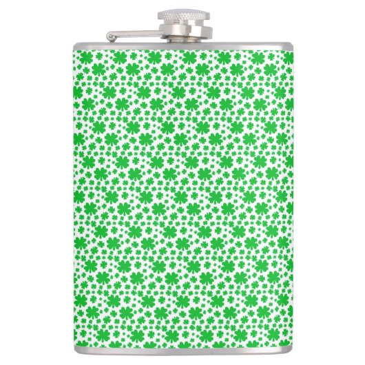 Vier bladklavers heupfles (Voorkant)