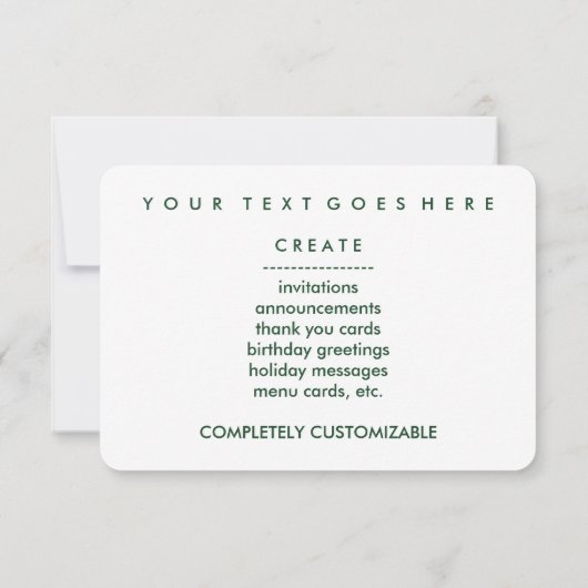 vier bladlubbels in de klaver kaart (Achterkant)