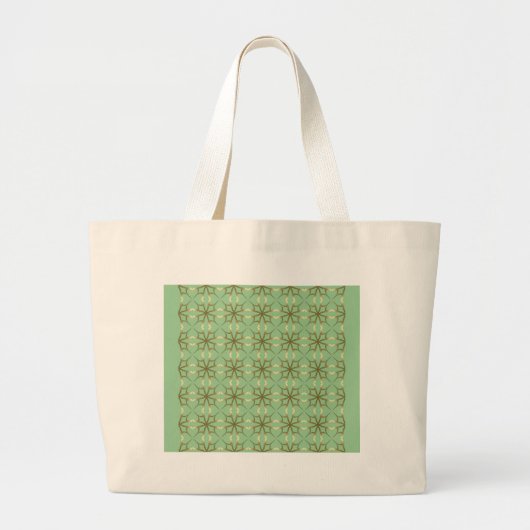 Vier-bladluiken Grote Tote Bag (Voorkant)