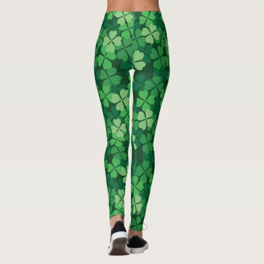 Vier bladluiken leggings (Achterkant)
