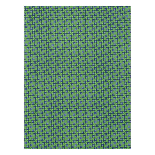 Vier-bladluiken met twee tonnen op blauw tafelkleed (Voorkant)