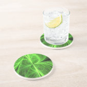 Vier bladluiken zwaaien zandsteen onderzetter (Zijkant)