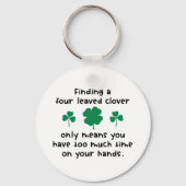 Vier bladskop sleutelhanger (Voorkant)