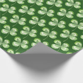 Vier bladverlooppapier met Waterverf voor het ompa Cadeaupapier (Hoek)