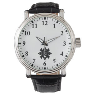 Vier bliksemschichten met donderslagen horloge