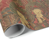 Vier boeddha's in puur landboeddhisme cadeaupapier (Rol Hoek)