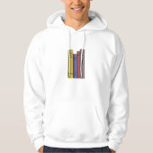 Vier Boeken Mannen Hoodie (Voorkant)