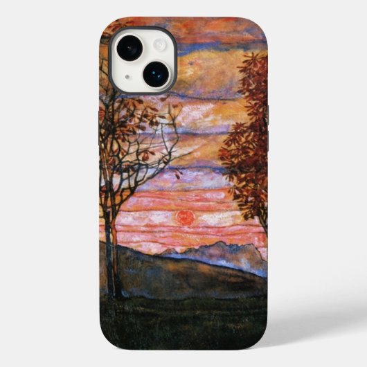Vier bomen Case-Mate iPhone case (Achterkant)