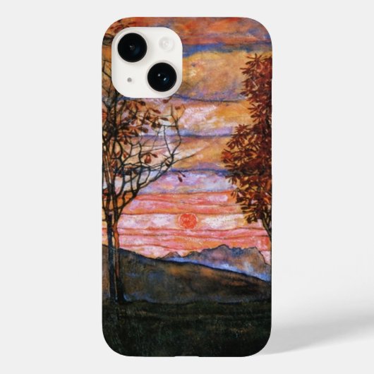 Vier bomen Case-Mate iPhone case (Achterkant)