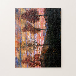 Vier bomen door Egon Schiele Fine Art Legpuzzel